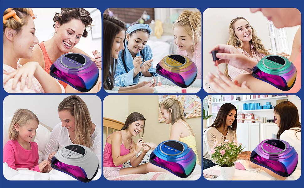 Nail Drying Lamp UV LED lamp for nails New D7 Gel Polish Dryer Manicure Nail Lamp With Smart Sensor Professiona Manicure Tools