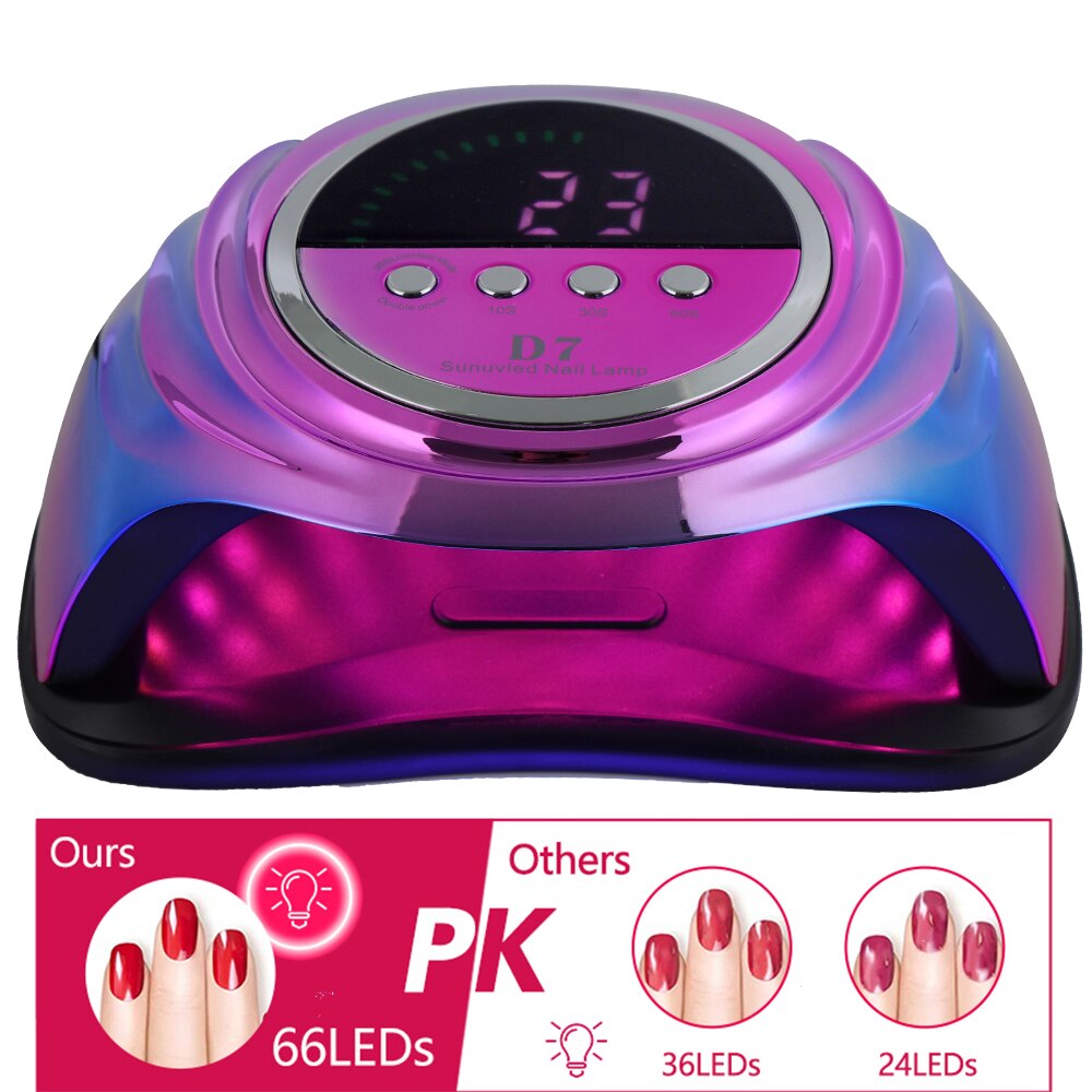 Nail Drying Lamp UV LED lamp for nails New D7 Gel Polish Dryer Manicure Nail Lamp With Smart Sensor Professiona Manicure Tools