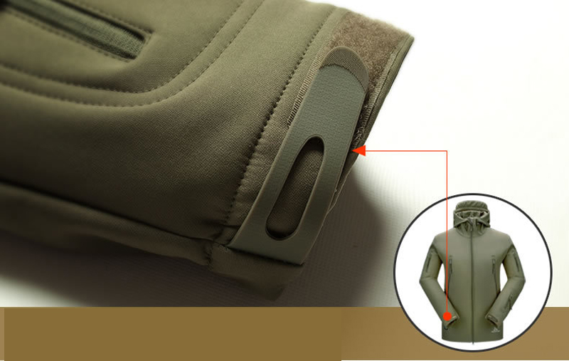 Military Outdoor Jackets Men Shark Skin Soft Shell Tactical Waterproof  Windbreaker Army Combat Jacket Mens Hooded Bomber Coats