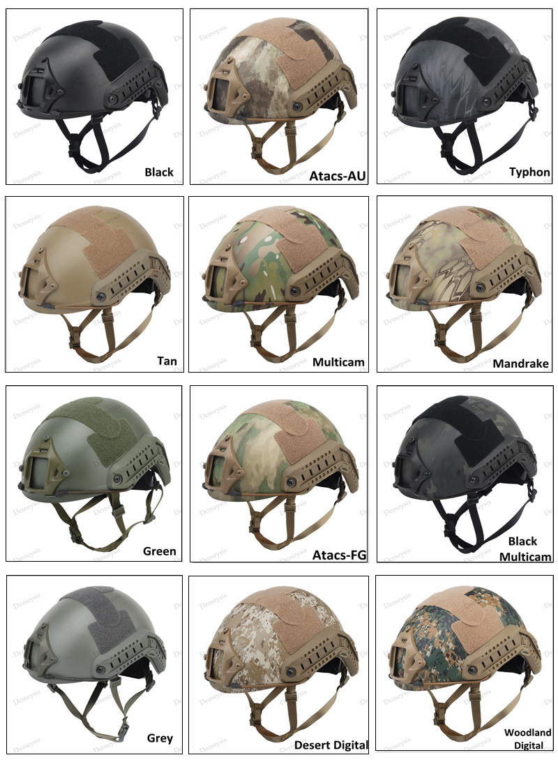 New FAST Helmet Airsoft MH Camouflage Tactical Helmets ABS Sport Outdoor Tactical Helmet