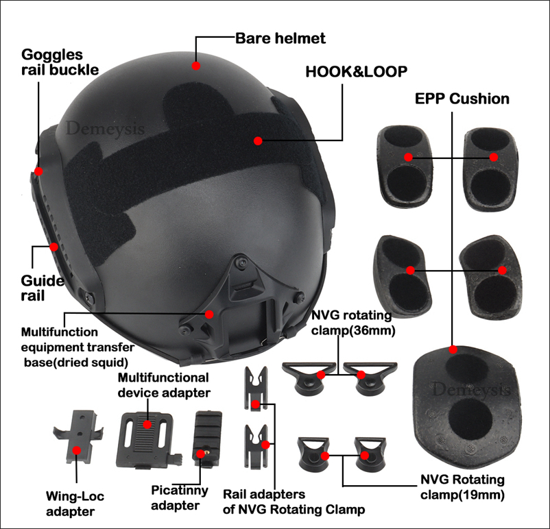 New FAST Helmet Airsoft MH Camouflage Tactical Helmets ABS Sport Outdoor Tactical Helmet