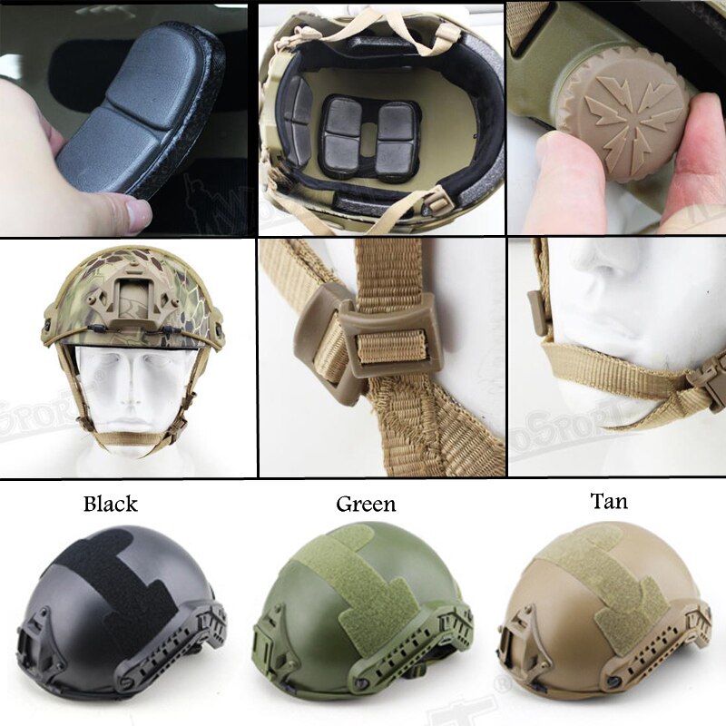 New FAST Helmet Airsoft MH Camouflage Tactical Helmets ABS Sport Outdoor Tactical Helmet New FAST Helmet Airsoft MH Camouflage Tactical Helmets ABS Sport Outdoor Tactical Helmet