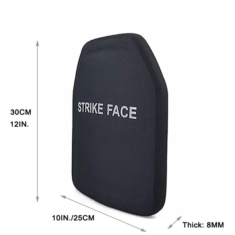 Anti Bullet Board 10x12In Lightweight Tactical NIJ Level IIIA UHMWPE Bullet-Proof Plate Level 3A Backpack Armor Panel Body Armor Anti Bullet Board 10x12In Lightweight Tactical NIJ Level IIIA UHMWPE Bullet-Proof Plate Level 3A Backpack Armor Panel Body Armor