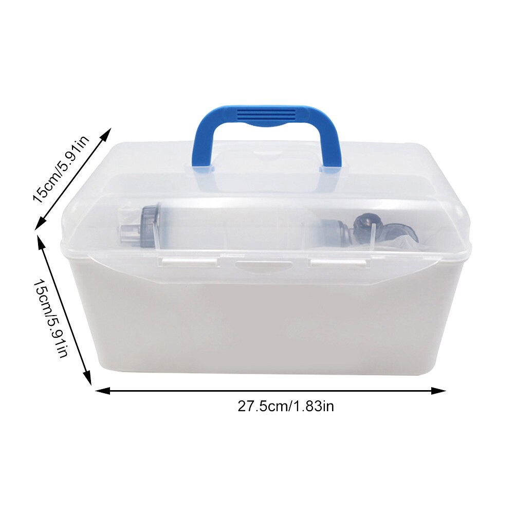 PVC Manual Resuscitator Adult/Pediatric First Aid Resuscitator Bag Emergency Self-help Rescue Tool Ambu Bags Rescue Tool