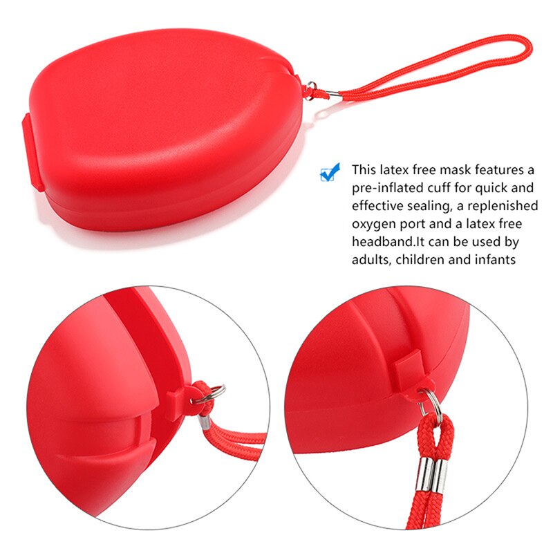 1pc Resuscitator Rescue Emergency First Aid Masks CPR Breathing Mask Mouth Breath One-way Valve Professional First Aid Tools 1pc Resuscitator Rescue Emergency First Aid Masks CPR Breathing Mask Mouth Breath One-way Valve Professional First Aid Tools