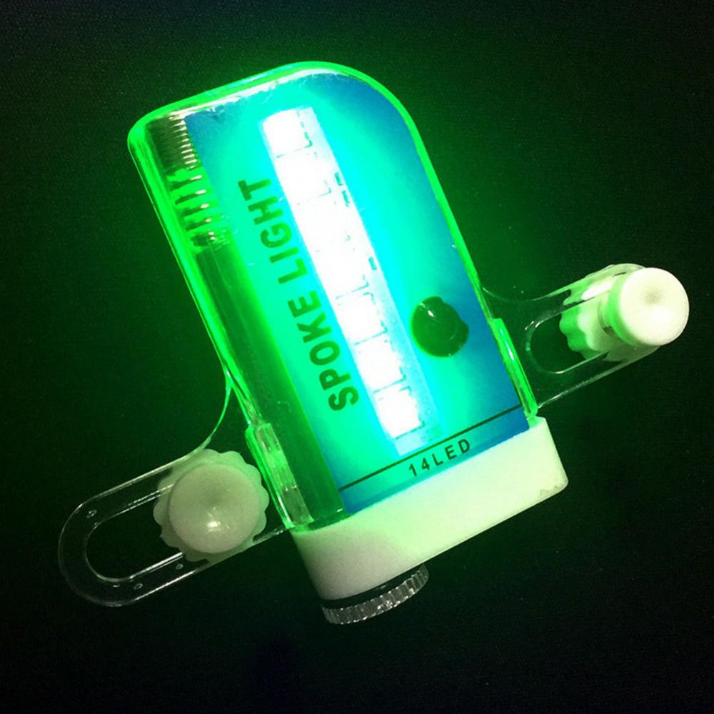 Bike LED Neon Bicycle Wheel Spoke Light Waterproof Color Bike Safety Warning Light Cycling Light Bicycle Accessories