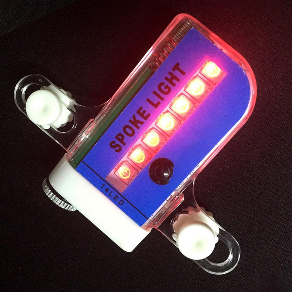 Bike LED Neon Bicycle Wheel Spoke Light Waterproof Color Bike Safety Warning Light Cycling Light Bicycle Accessories
