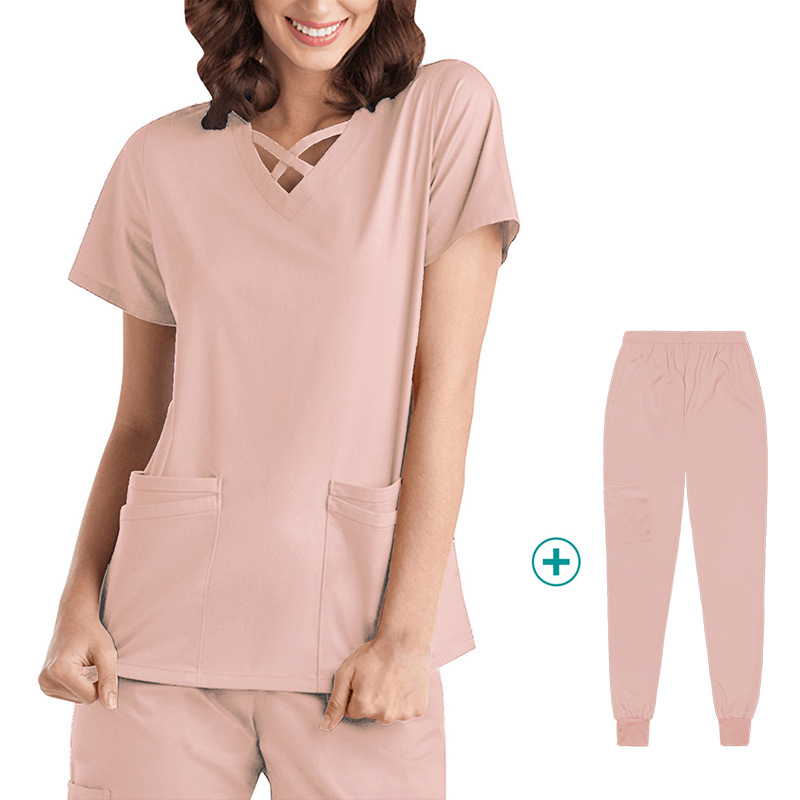 Hospital Scrubs Sets Nurse Accessories Medical Clothing for Women Work Uniforms Dental Clinic Beauty Salon Spa Workwear Overalls