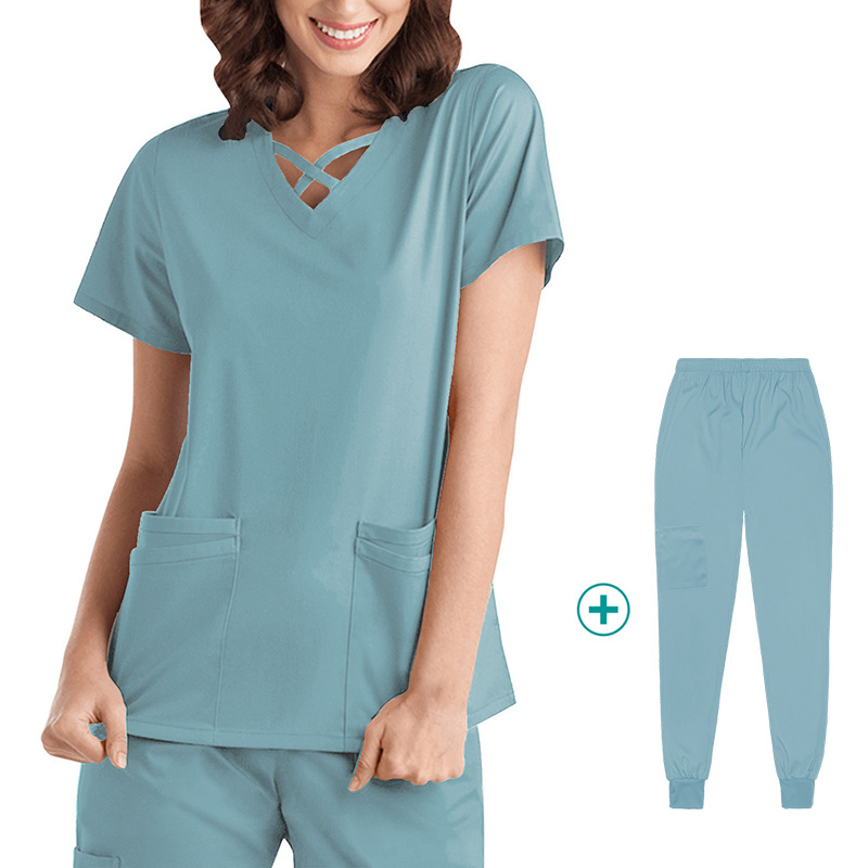 Hospital Scrubs Sets Nurse Accessories Medical Clothing for Women Work Uniforms Dental Clinic Beauty Salon Spa Workwear Overalls