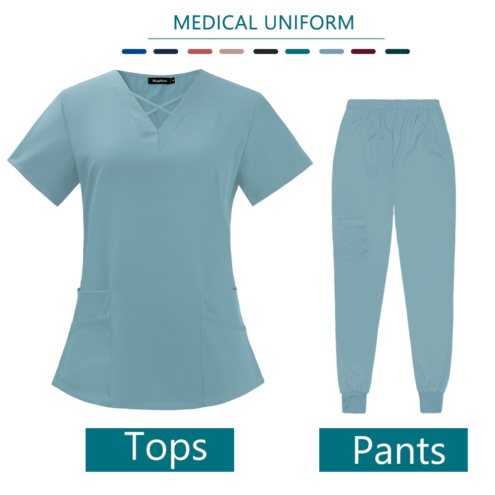 Hospital Scrubs Sets Nurse Accessories Medical Clothing for Women Work Uniforms Dental Clinic Beauty Salon Spa Workwear Overalls Hospital Scrubs Sets Nurse Accessories Medical Clothing for Women Work Uniforms Dental Clinic Beauty Salon Spa Workwear Overalls