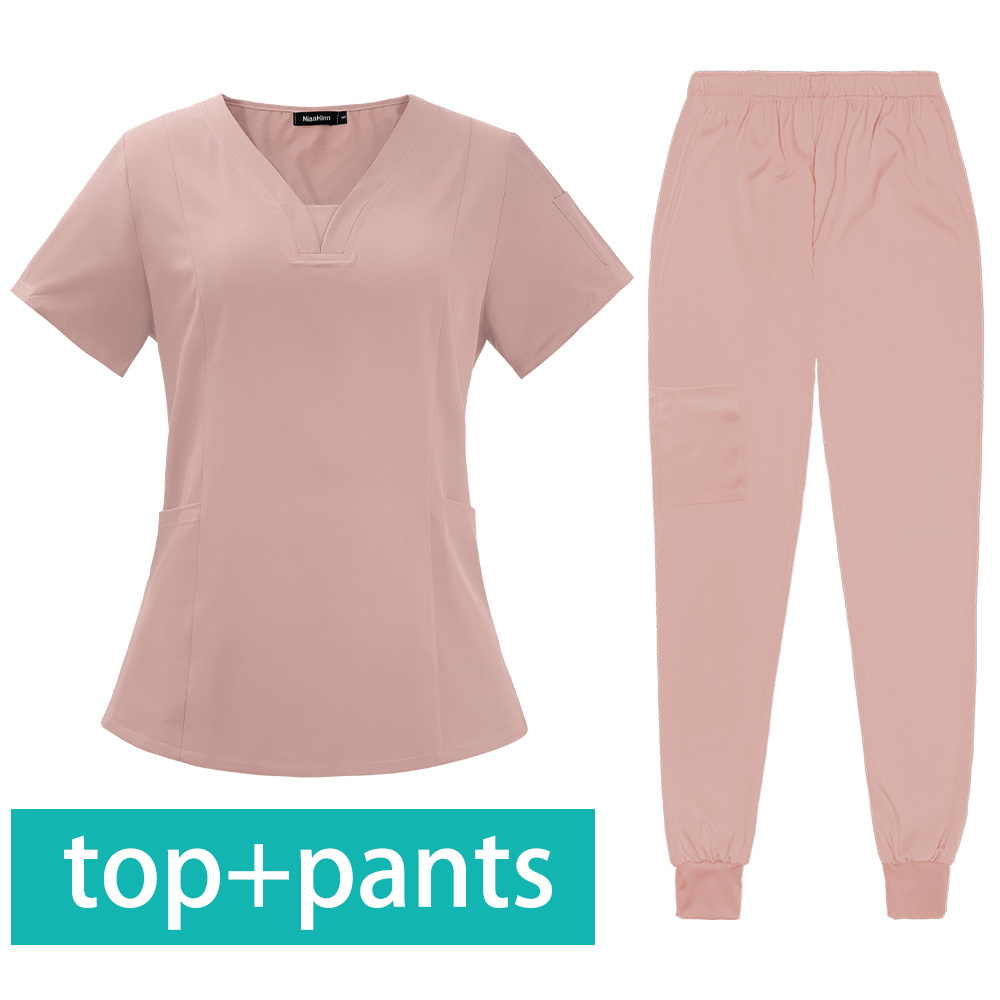 Hospital Scrubs Sets Nurse Accessories Medical Clothing for Women Work Uniforms Dental Clinic Beauty Salon Spa Workwear Overalls