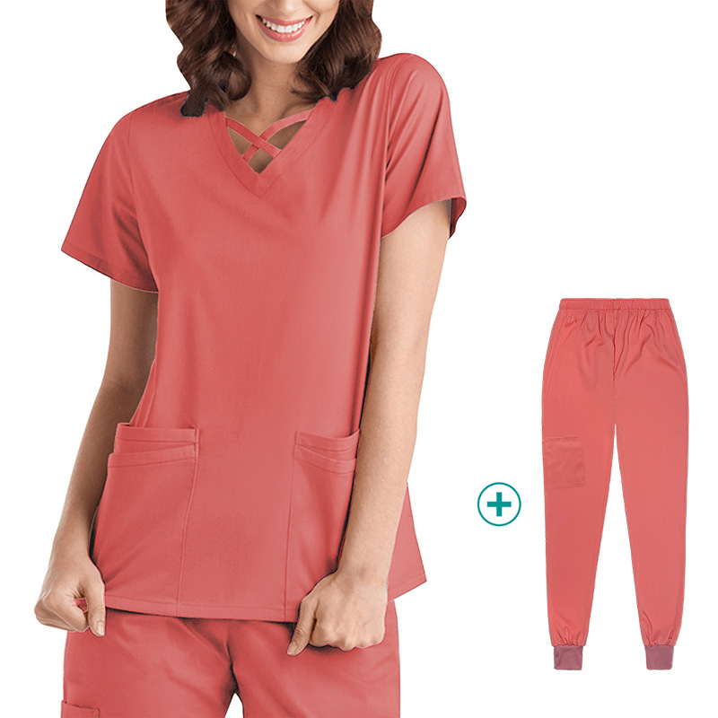 Hospital Scrubs Sets Nurse Accessories Medical Clothing for Women Work Uniforms Dental Clinic Beauty Salon Spa Workwear Overalls