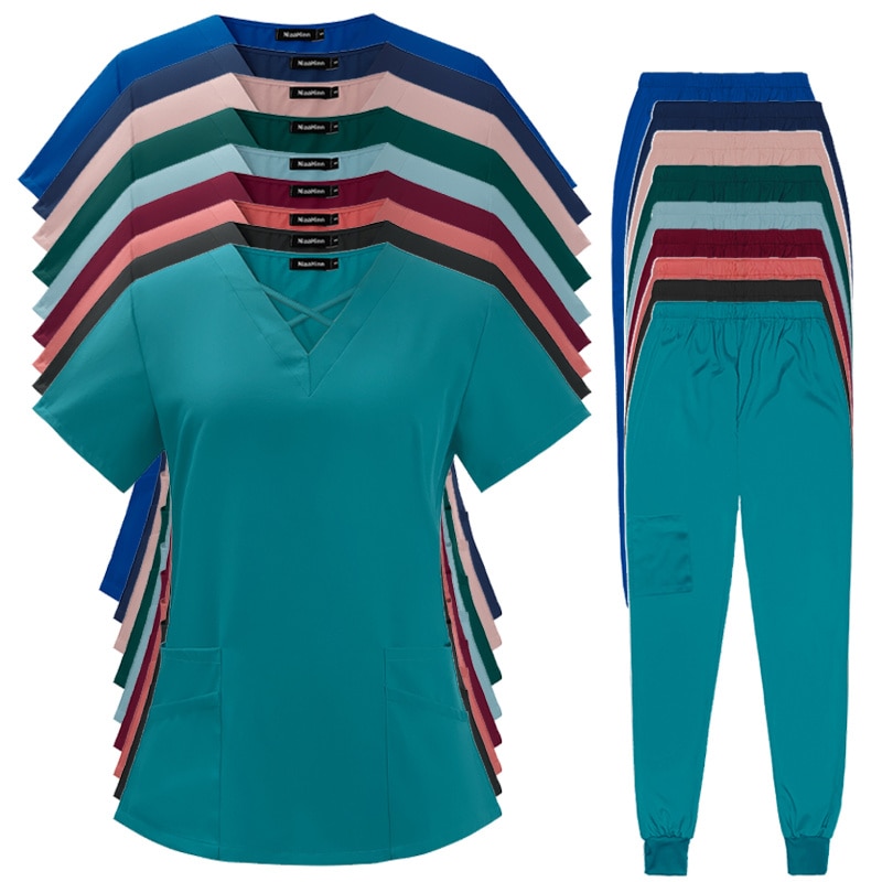 Hospital Scrubs Sets Nurse Accessories Medical Clothing for Women Work Uniforms Dental Clinic Beauty Salon Spa Workwear Overalls Hospital Scrubs Sets Nurse Accessories Medical Clothing for Women Work Uniforms Dental Clinic Beauty Salon Spa Workwear Overalls