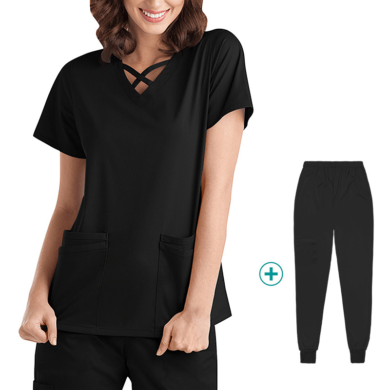 Hospital Scrubs Sets Nurse Accessories Medical Clothing for Women Work Uniforms Dental Clinic Beauty Salon Spa Workwear Overalls