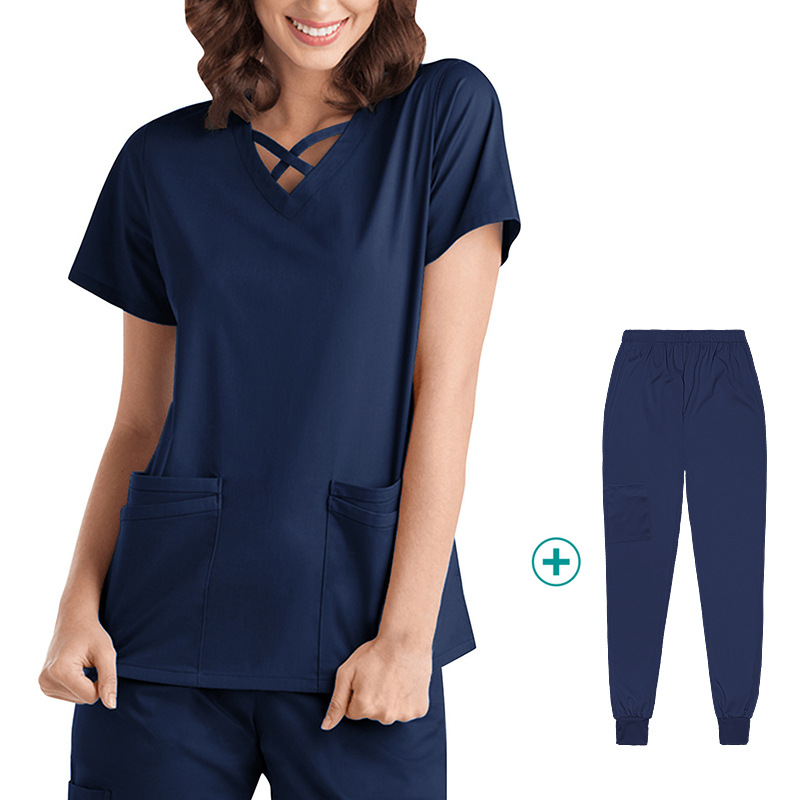 Hospital Scrubs Sets Nurse Accessories Medical Clothing for Women Work Uniforms Dental Clinic Beauty Salon Spa Workwear Overalls