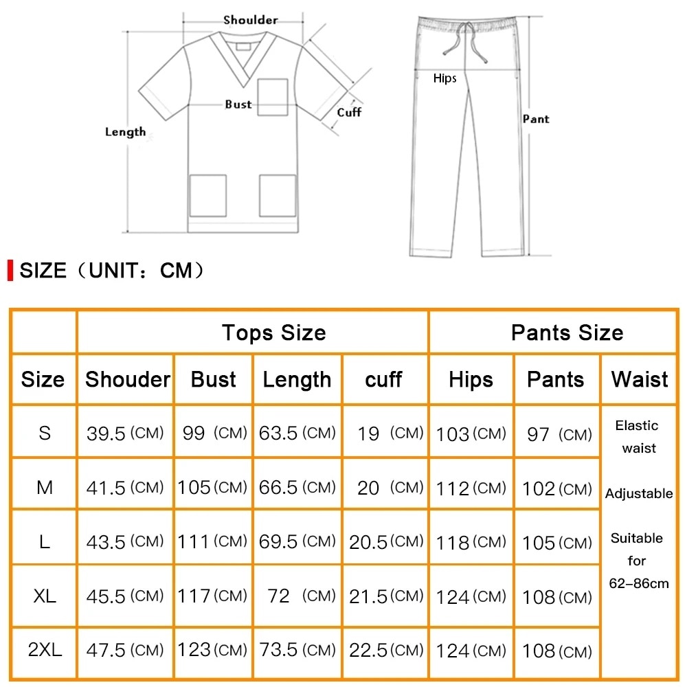 Hospital Scrubs Sets Nurse Accessories Medical Clothing for Women Work Uniforms Dental Clinic Beauty Salon Spa Workwear Overalls Hospital Scrubs Sets Nurse Accessories Medical Clothing for Women Work Uniforms Dental Clinic Beauty Salon Spa Workwear Overalls