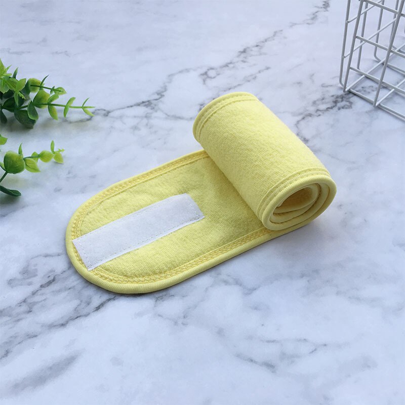 1PC Women Adjustable Hairband Makeup Toweling Hair Wrap Head Band Stretch Salon SPA Facial Headband Hair Accessories Shower Cap