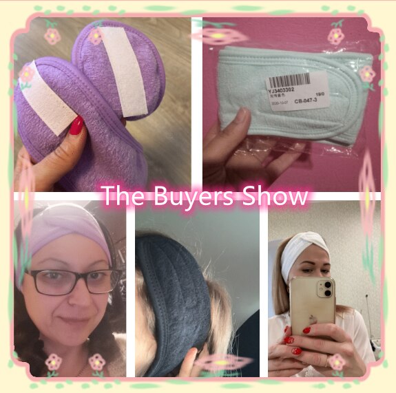 1PC Women Adjustable Hairband Makeup Toweling Hair Wrap Head Band Stretch Salon SPA Facial Headband Hair Accessories Shower Cap