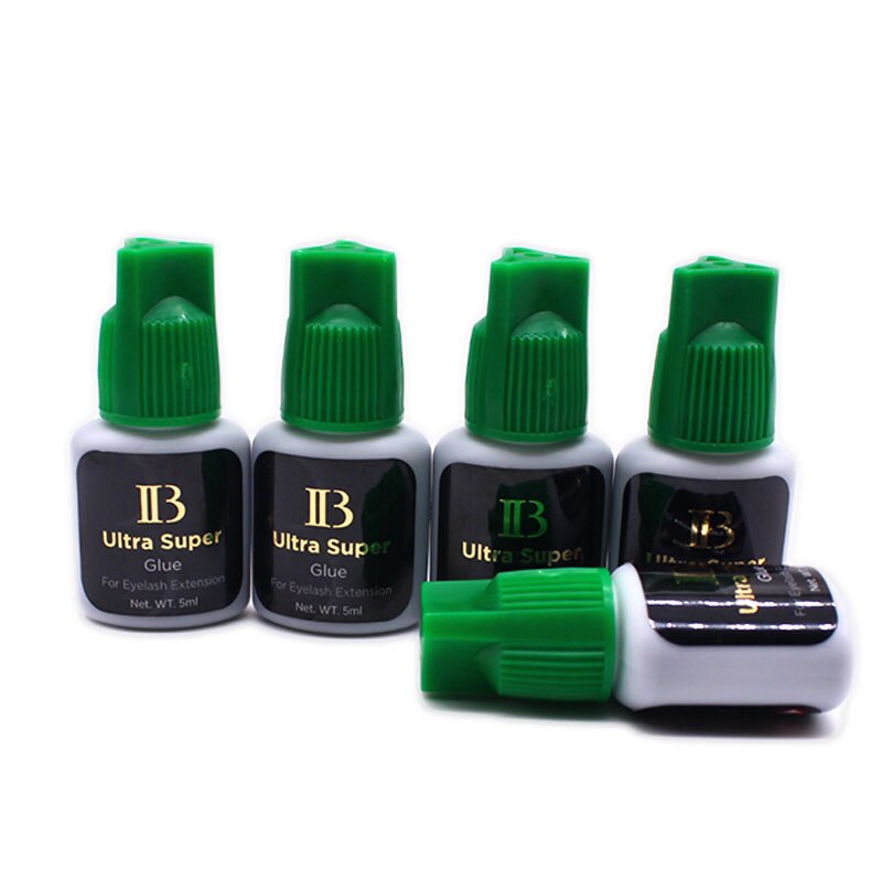 10 Bottles IB Ultra Super Glue Individual Fast Drying Eyelash Extensions Glue Green Cap 5ml Korea Adhesive Black Beauty Tools 10 Bottles IB Ultra Super Glue Individual Fast Drying Eyelash Extensions Glue Green Cap 5ml Korea Adhesive Black Beauty Tools