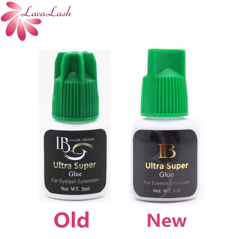 10 Bottles IB Ultra Super Glue Individual Fast Drying Eyelash Extensions Glue Green Cap 5ml Korea Adhesive Black Beauty Tools