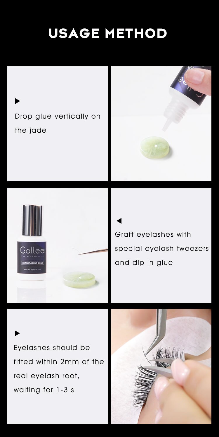 Gollee Glue for Eyelash Extensions 5PCS 5ML Bonder Glue Lash Extension Supplies Lash Glue Super Bonder Lash accelerator Set Gollee Glue for Eyelash Extensions 5PCS 5ML Bonder Glue Lash Extension Supplies Lash Glue Super Bonder Lash accelerator Set