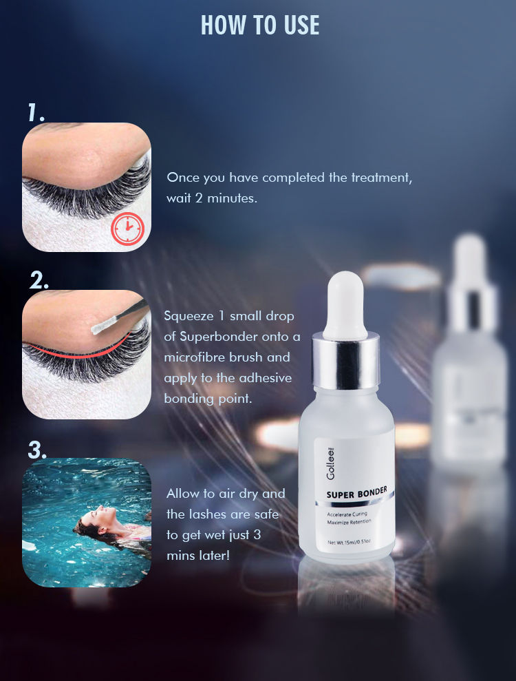 Gollee Glue for Eyelash Extensions 5PCS 5ML Bonder Glue Lash Extension Supplies Lash Glue Super Bonder Lash accelerator Set Gollee Glue for Eyelash Extensions 5PCS 5ML Bonder Glue Lash Extension Supplies Lash Glue Super Bonder Lash accelerator Set