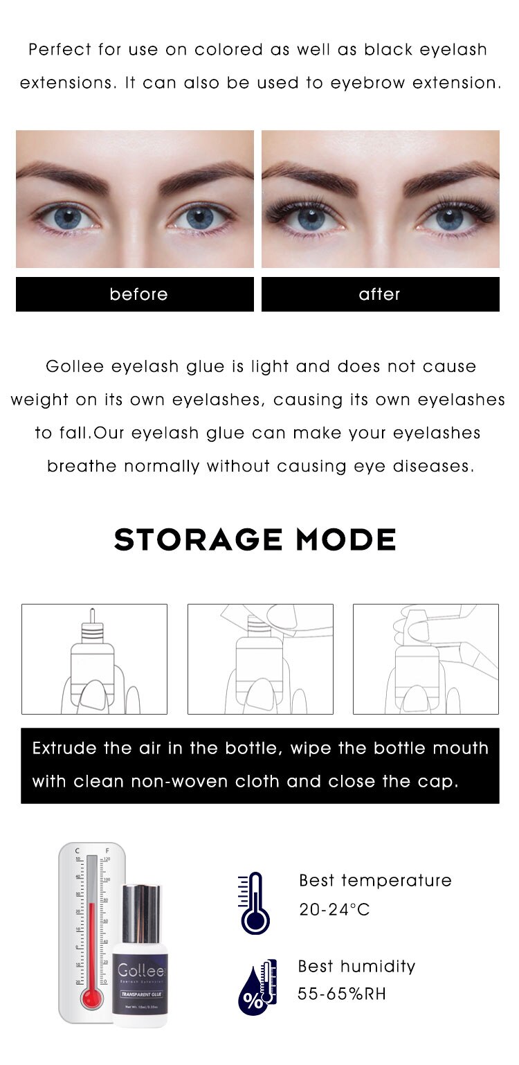 Gollee Glue for Eyelash Extensions 5PCS 5ML Bonder Glue Lash Extension Supplies Lash Glue Super Bonder Lash accelerator Set Gollee Glue for Eyelash Extensions 5PCS 5ML Bonder Glue Lash Extension Supplies Lash Glue Super Bonder Lash accelerator Set