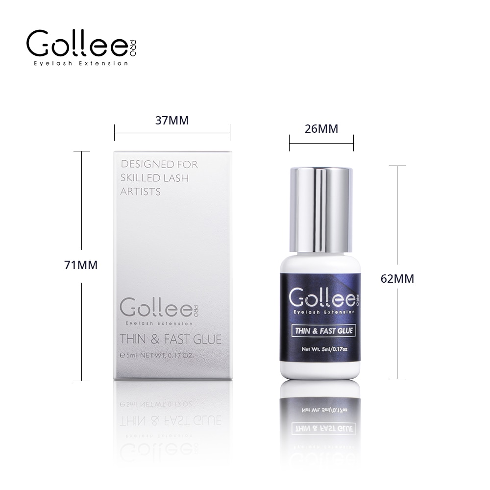 Gollee Glue for Eyelash Extensions 5PCS 5ML Bonder Glue Lash Extension Supplies Lash Glue Super Bonder Lash accelerator Set Gollee Glue for Eyelash Extensions 5PCS 5ML Bonder Glue Lash Extension Supplies Lash Glue Super Bonder Lash accelerator Set