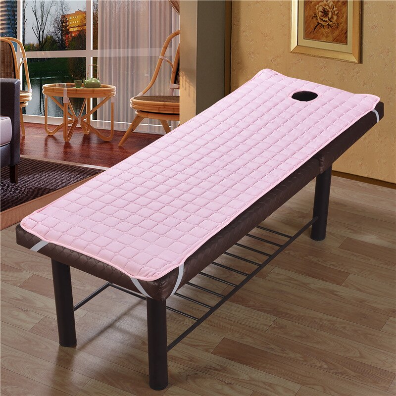 Skin-Friendly Massage SPA Treatment Bed Cover with Hole Solid Color Salon Table Bed Sheet Beds Mattress Multi Sizes Colors