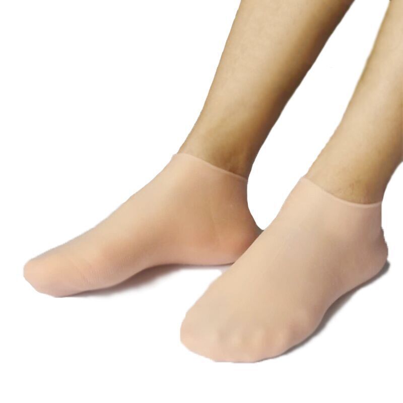 2Pcs Silicone Foot Care Socks Anti Cracking Moisturizing Gel Socks Cracked Dead Skin Remove Protector Pain Relief Pedicure Tools 2Pcs Silicone Foot Care Socks Anti Cracking Moisturizing Gel Socks Cracked Dead Skin Remove Protector Pain Relief Pedicure Tools