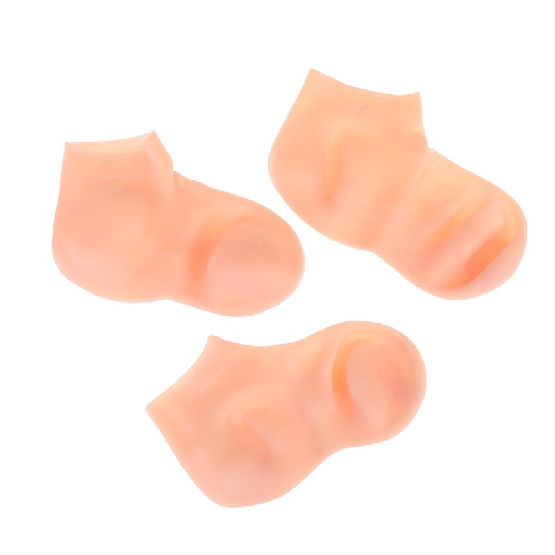 1Pair Feet/Hand Care Long Socks Gloves Moisturizing Silicone Socks Foot Skin Care Hand Protectors Anti Cracking Spa Home Use New