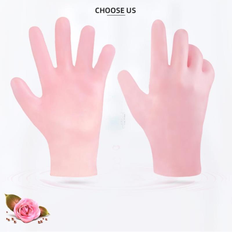 1Pair Feet/Hand Care Long Socks Gloves Moisturizing Silicone Socks Foot Skin Care Hand Protectors Anti Cracking Spa Home Use New