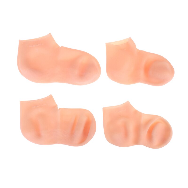 1Pair Feet/Hand Care Long Socks Gloves Moisturizing Silicone Socks Foot Skin Care Hand Protectors Anti Cracking Spa Home Use New