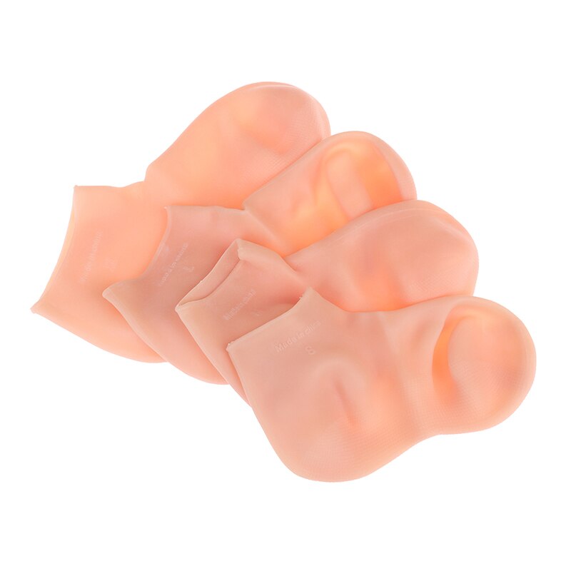 1Pair Feet/Hand Care Long Socks Gloves Moisturizing Silicone Socks Foot Skin Care Hand Protectors Anti Cracking Spa Home Use New