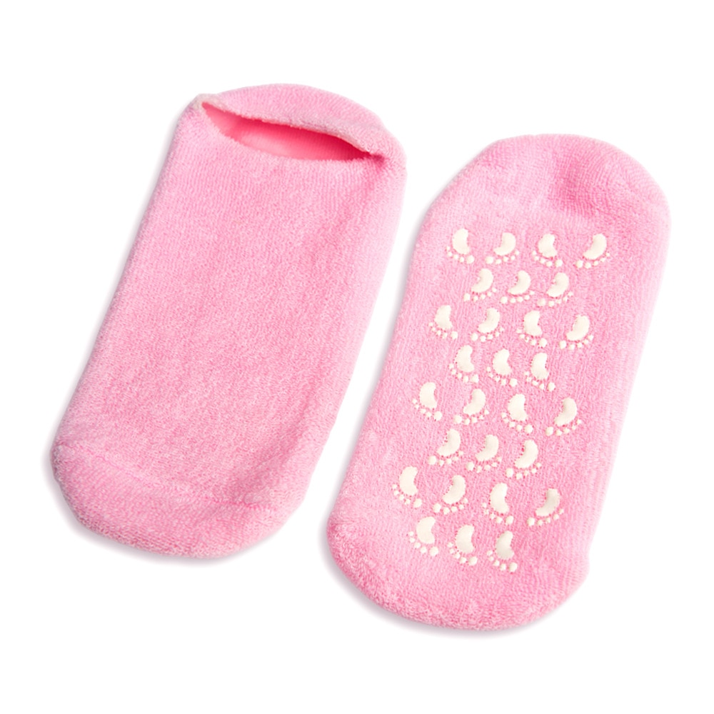 1 pair Reusable SPA Gel Socks Moisturizing Whitening Exfoliating Velvet Smooth Beauty Foot Care Silicone Socks Feet Care 1 pair Reusable SPA Gel Socks Moisturizing Whitening Exfoliating Velvet Smooth Beauty Foot Care Silicone Socks Feet Care