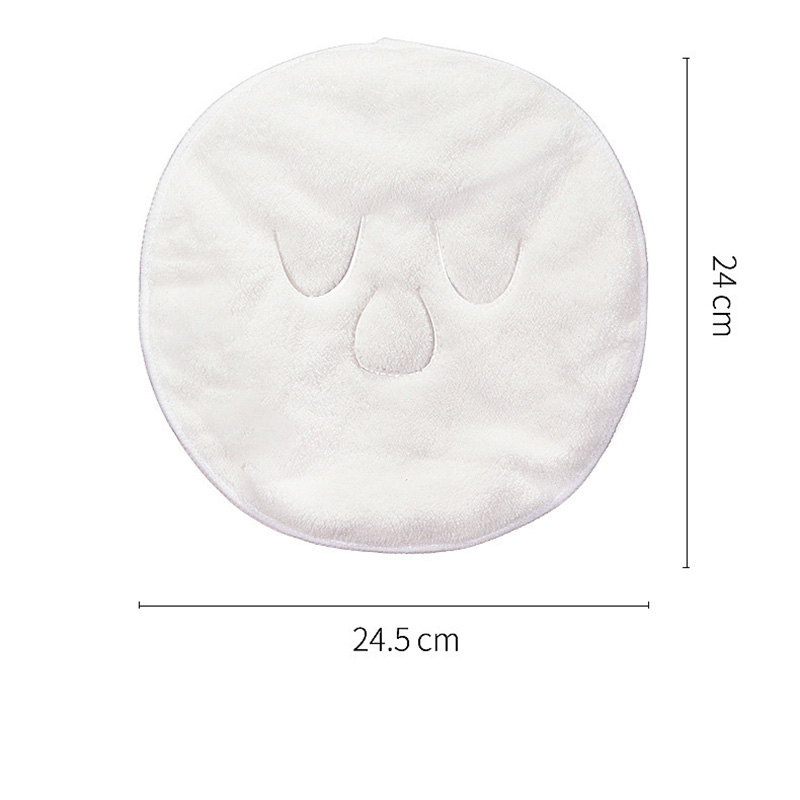Hot Compress Towel Long Staple Cotton Wet Compress Face Towel Opens Skin Pore Hot Compress Face Towel Facial Skin Care 24x24.5CM
