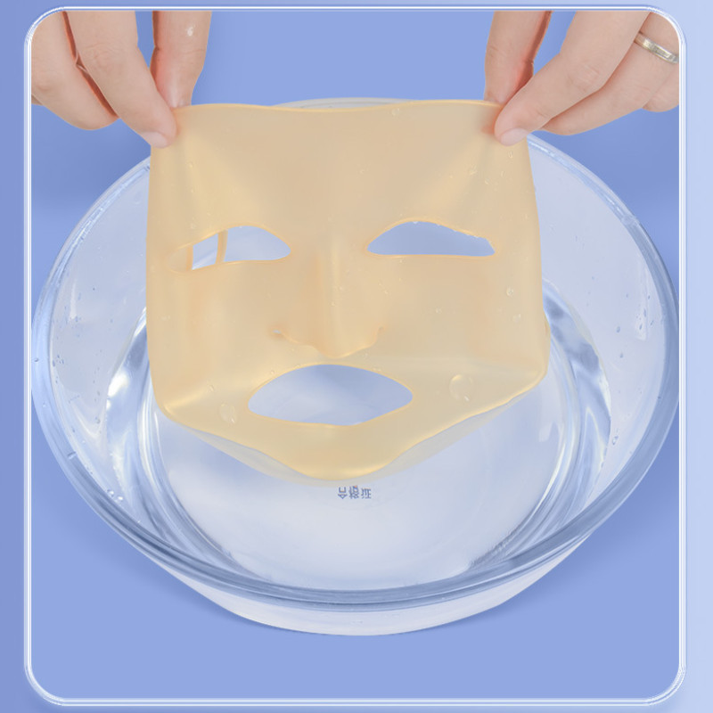 3D Silicone Facial Mask Cover Reusable Ear Hanging Anti-aging Moisturizing Face Shield Double Absorption Anti Evaporation Skin