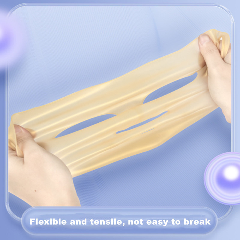 3D Silicone Facial Mask Cover Reusable Ear Hanging Anti-aging Moisturizing Face Shield Double Absorption Anti Evaporation Skin