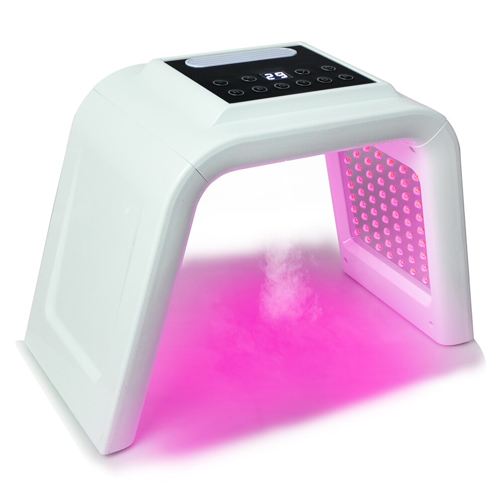 6 Color LED Phototherapy Mask PDT Spectrometer New Facial Treatment Lamp Skin Moisturizing Spray Acne Removal Red Blue Beauty