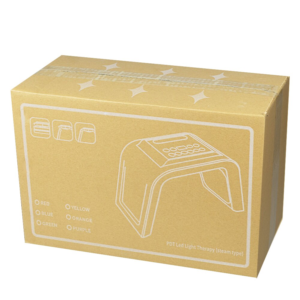 6 Color LED Phototherapy Mask PDT Spectrometer New Facial Treatment Lamp Skin Moisturizing Spray Acne Removal Red Blue Beauty