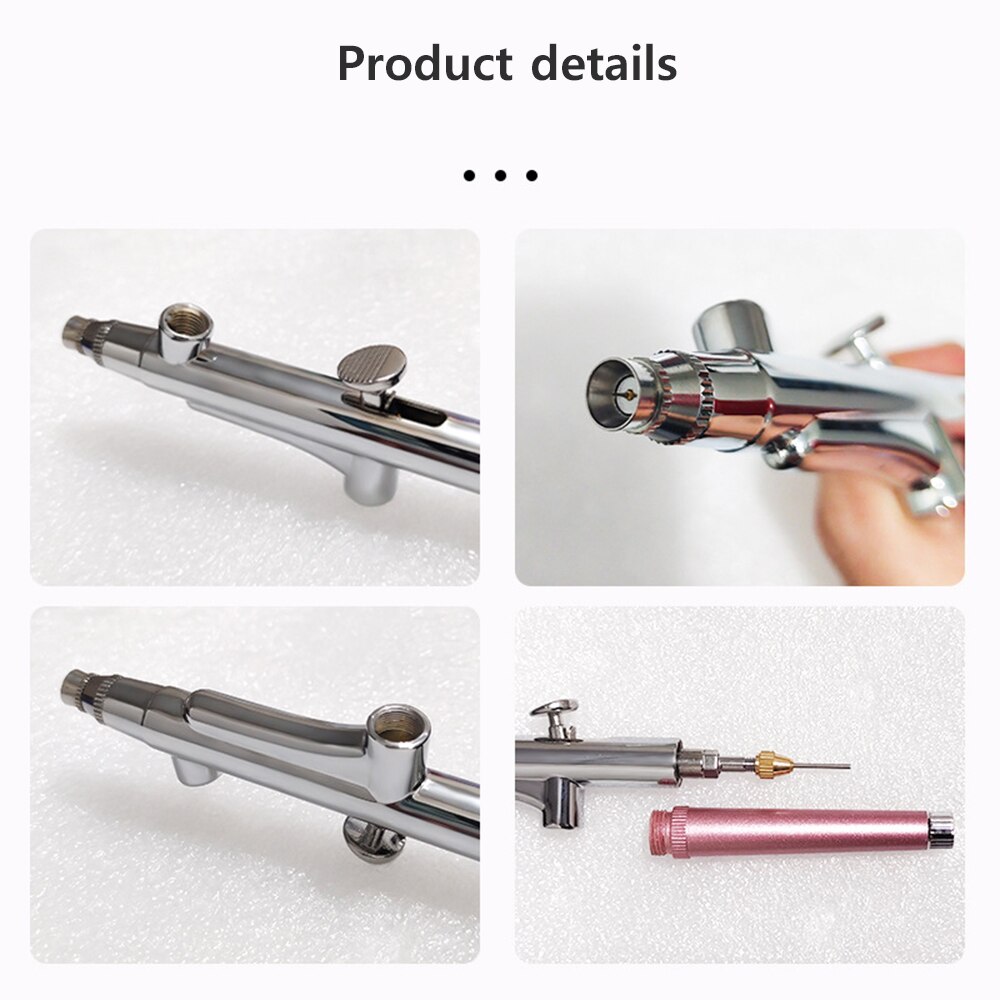 K5 Airbrush Spray Gun for Nails Air Brush With Cups Cleaning Kit Replacement Tool for Nail Art Manicure Painting Cake Crafts