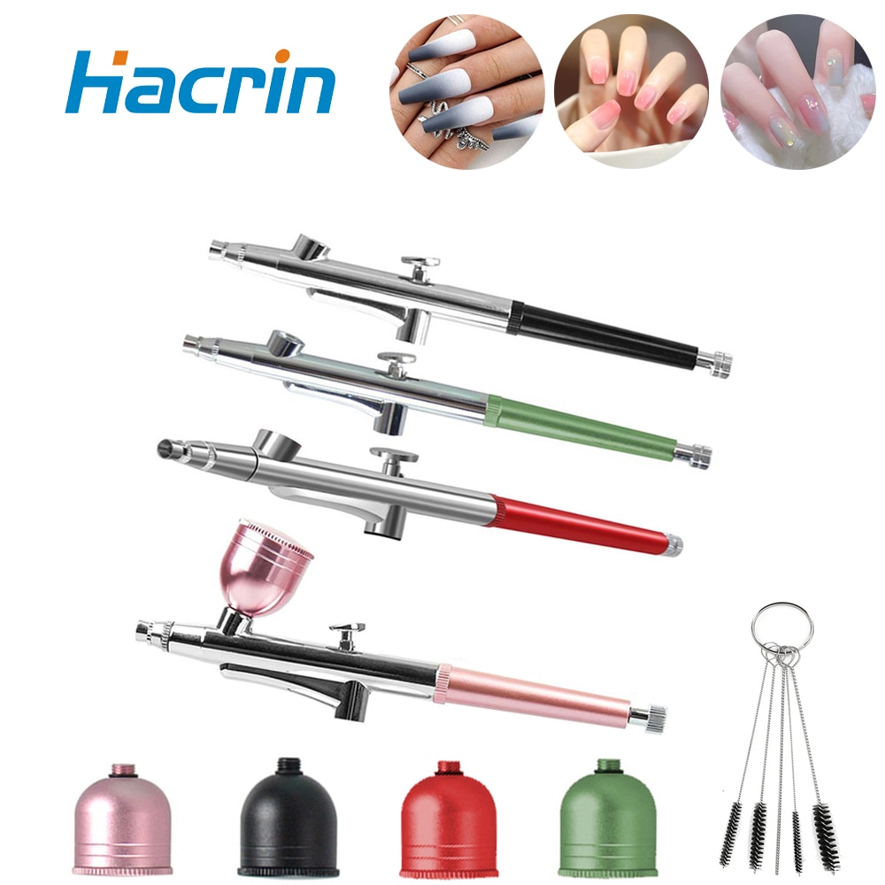 K5 Airbrush Spray Gun for Nails Air Brush With Cups Cleaning Kit Replacement Tool for Nail Art Manicure Painting Cake Crafts K5 Airbrush Spray Gun for Nails Air Brush With Cups Cleaning Kit Replacement Tool for Nail Art Manicure Painting Cake Crafts