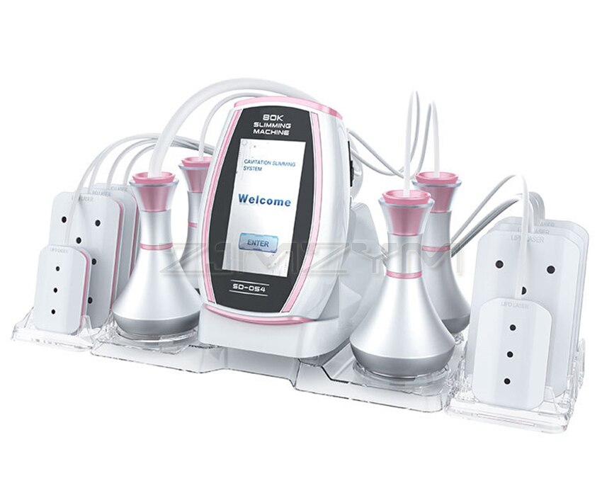 6 in 1 80K RF Fat Burning Machine Body Shaping Mini Lipo Weight Loss Beauty Device Anti-wrinkle Body Massage Cavitation Machine