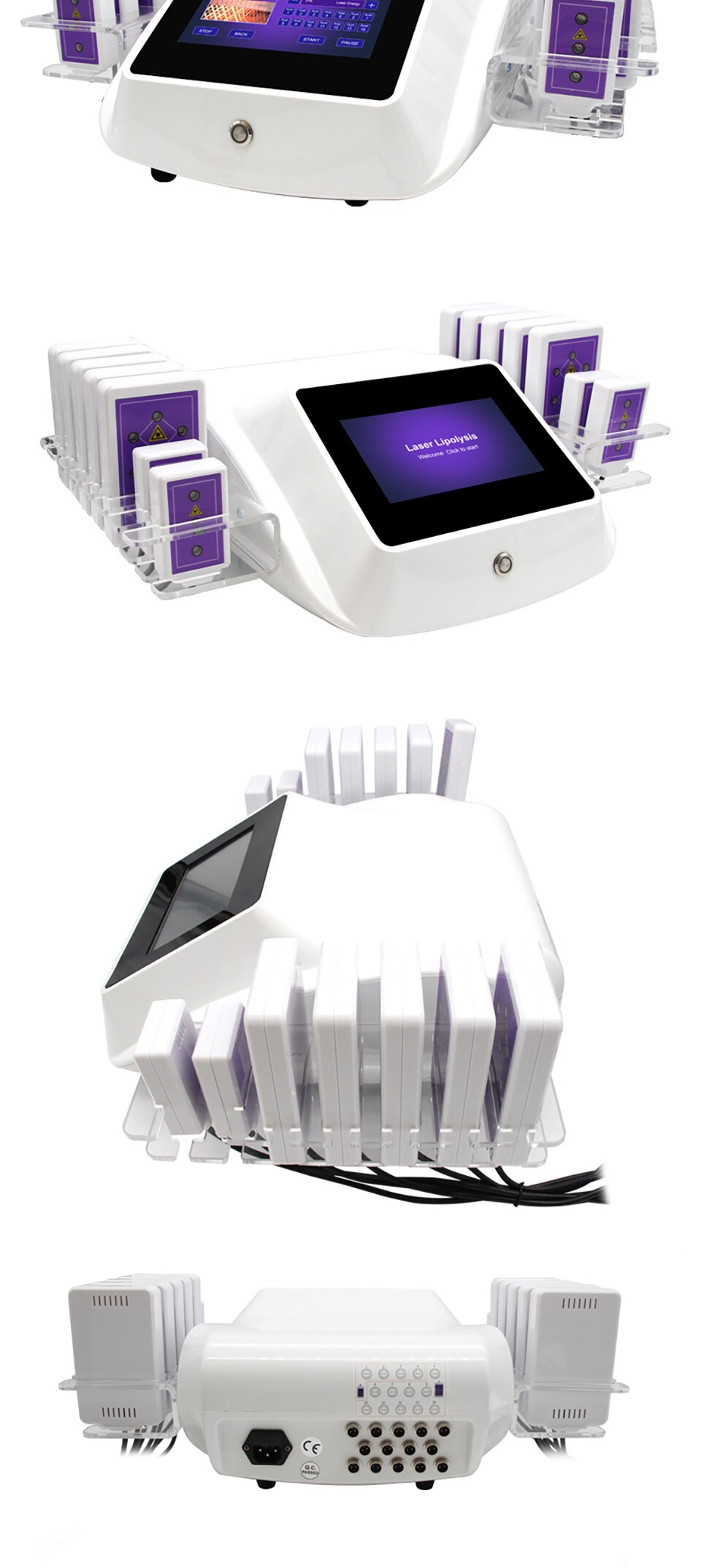 Physiotherapy Red Light 14 Lipo Fat Reduction Plates Permeation Technique Weight Loss Anti-aging Anti-wrinkle Beauty Care
