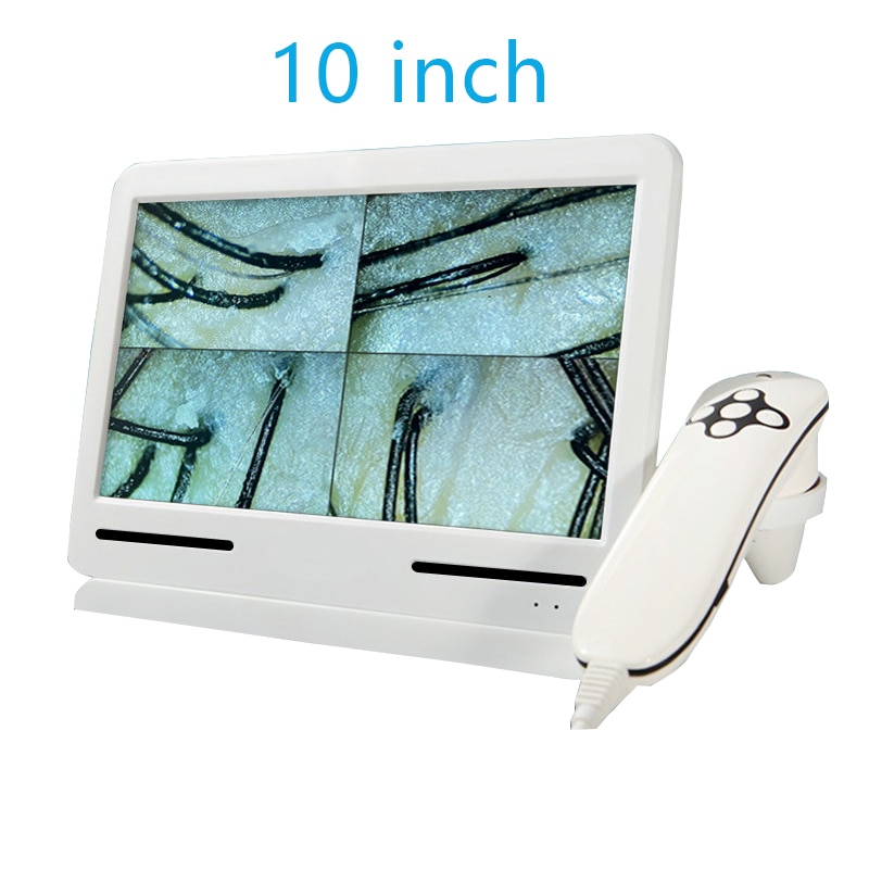 NEW Skin Hair Follicle Scalp Detector Hair Follicle Skin Oil Moisture 10 Inch HD LCD Screen Microscope Tester 10 Million Pixels NEW Skin Hair Follicle Scalp Detector Hair Follicle Skin Oil Moisture 10 Inch HD LCD Screen Microscope Tester 10 Million Pixels