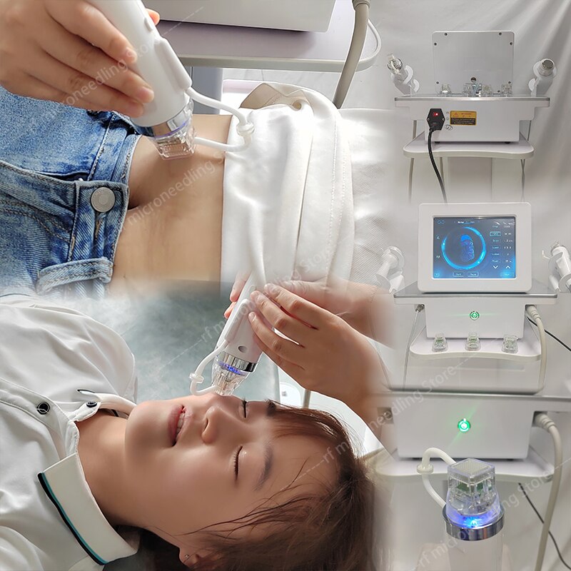 Latest Fractional Micro RF Micro Beauty Cold Hammer RF Machine Face Lift Anti-Acne Skin Morpheus 8