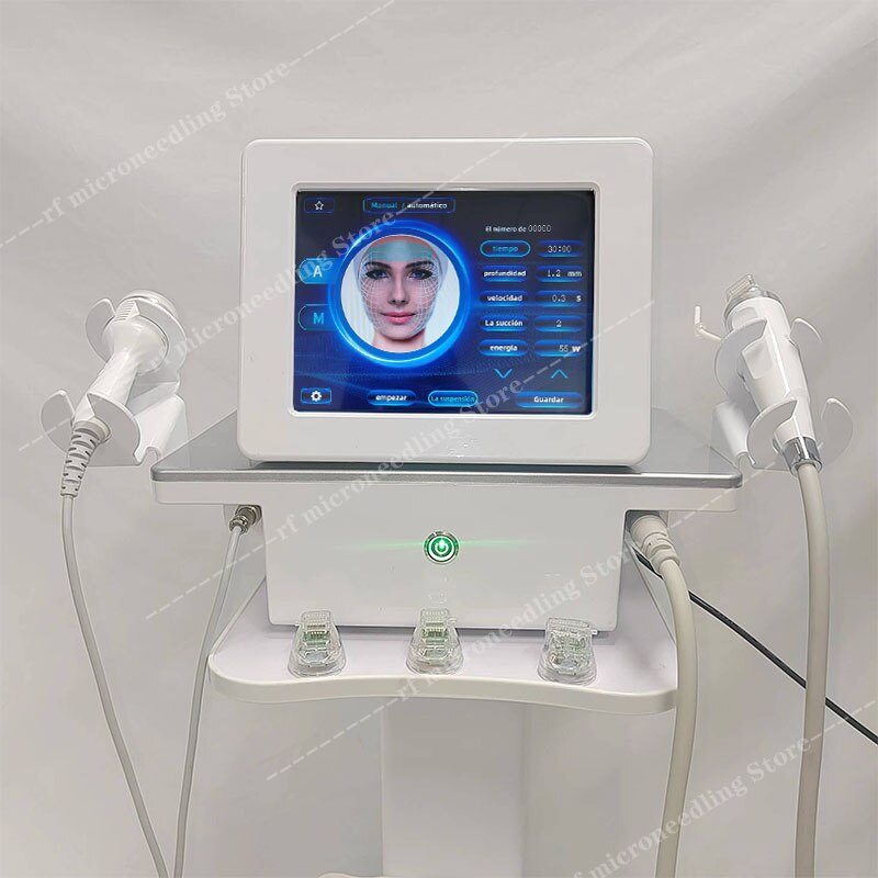 Latest Fractional Micro RF Micro Beauty Cold Hammer RF Machine Face Lift Anti-Acne Skin Morpheus 8