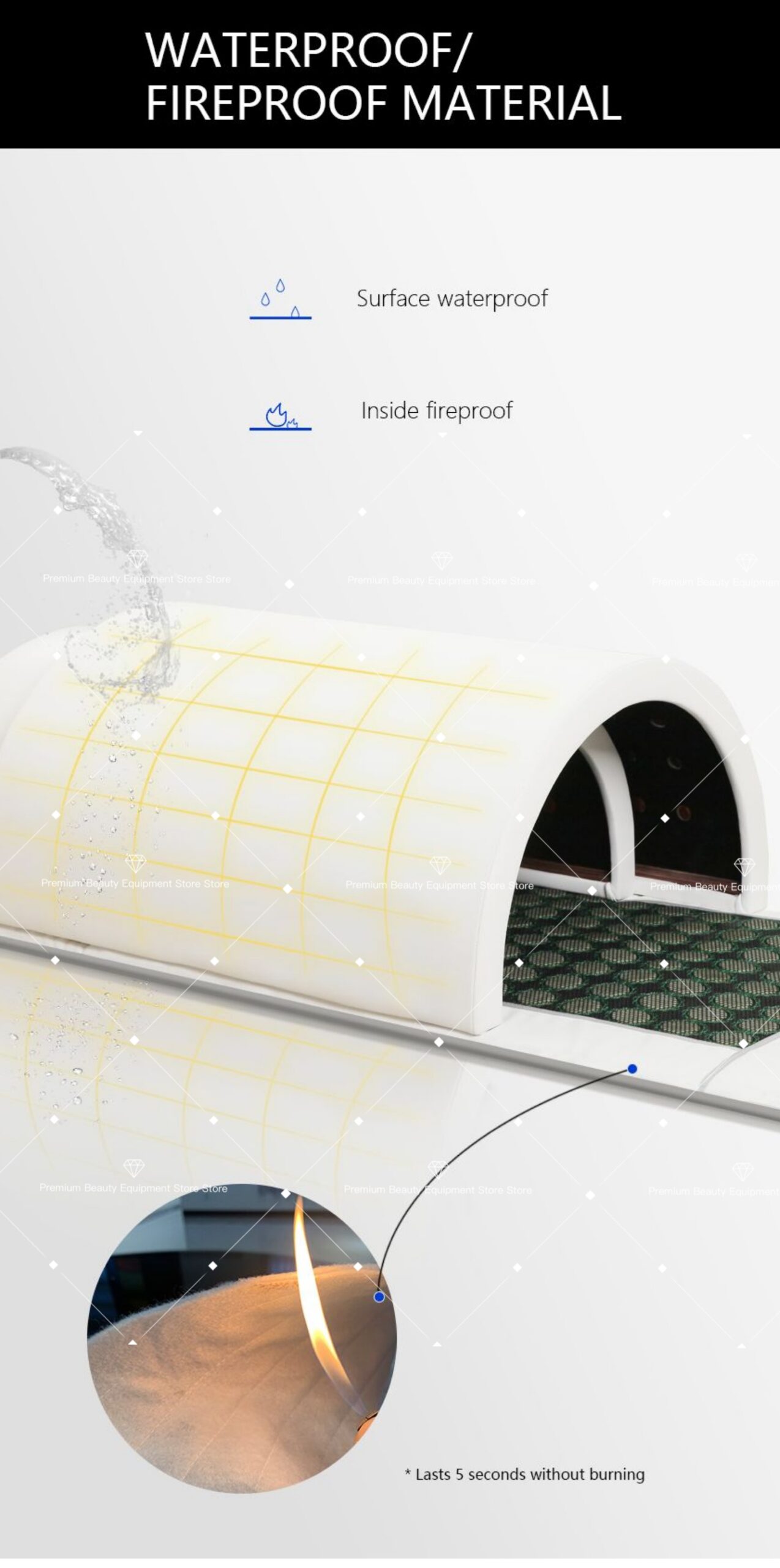 2023 Newest far infrared body slimming sauna bed tourmaline therapy heated detox sauna bed