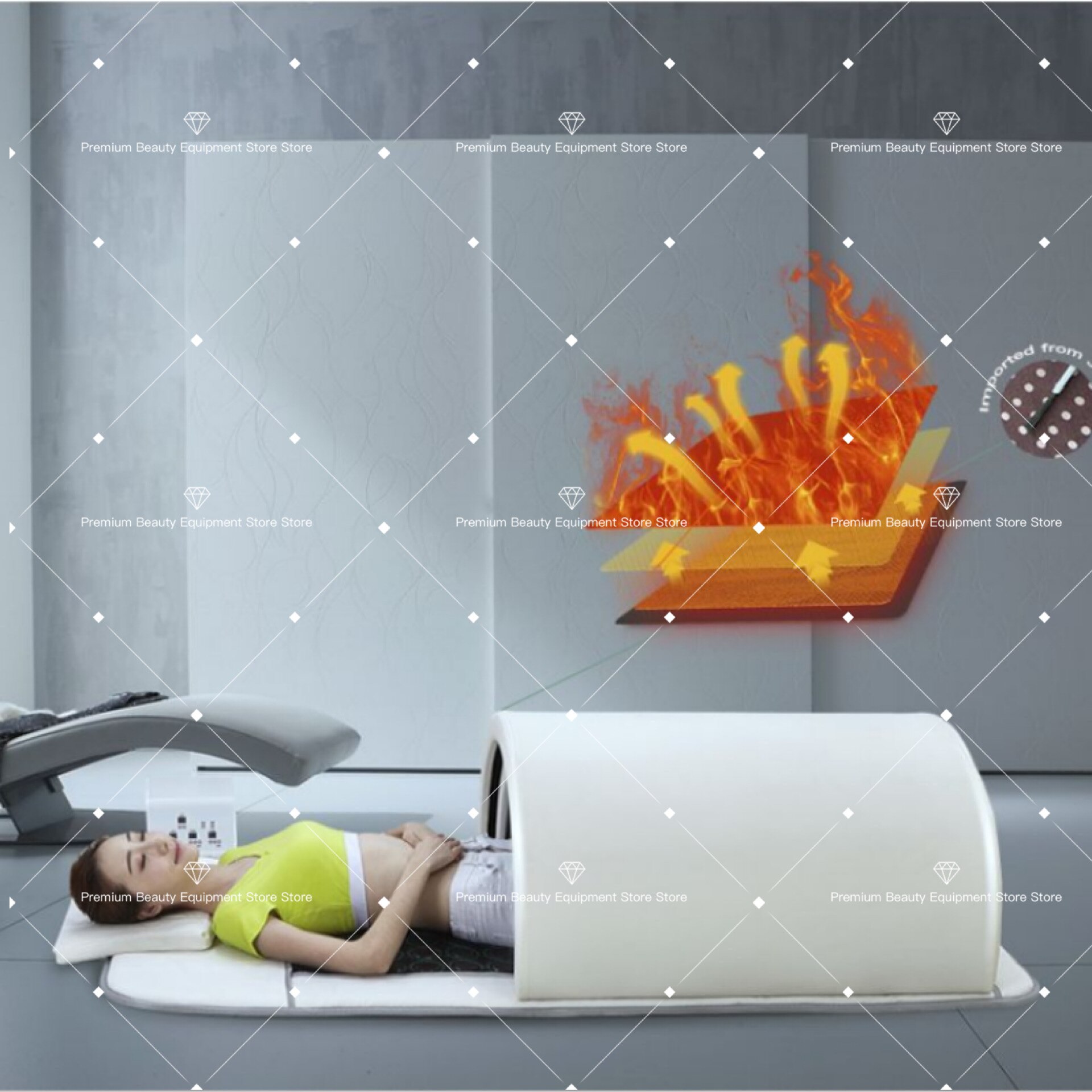 2023 Newest far infrared body slimming sauna bed tourmaline therapy heated detox sauna bed 2023 Newest far infrared body slimming sauna bed tourmaline therapy heated detox sauna bed