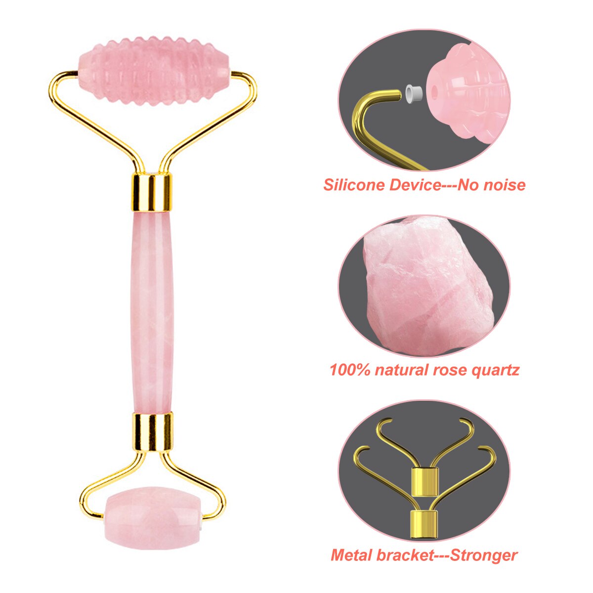 Natural Rose Quartz Jade Eye Mask Gouache Scraper Face Massage Roller Crystal Stone Cold Therapy Sleep Eye Cover Massage Tool